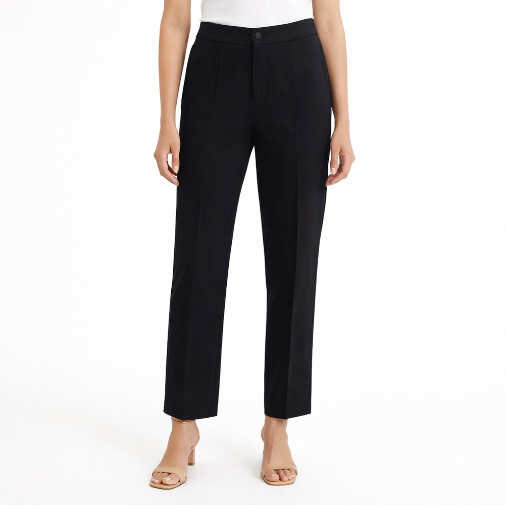 Gap Black Pleated Seam Ankle Dress Pants